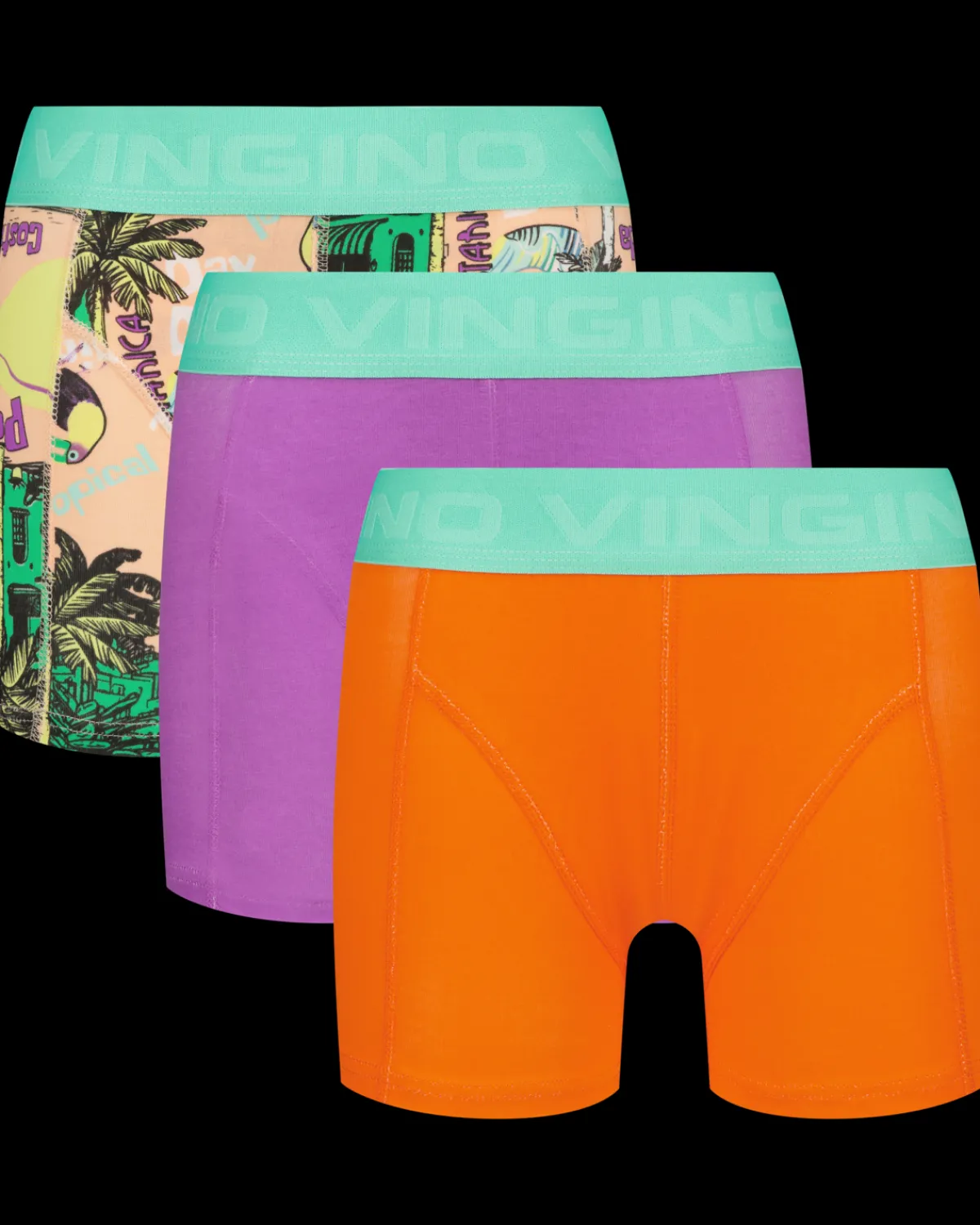 Vingino Boxer B251 mixed cuba 3-pack< Ondergoed