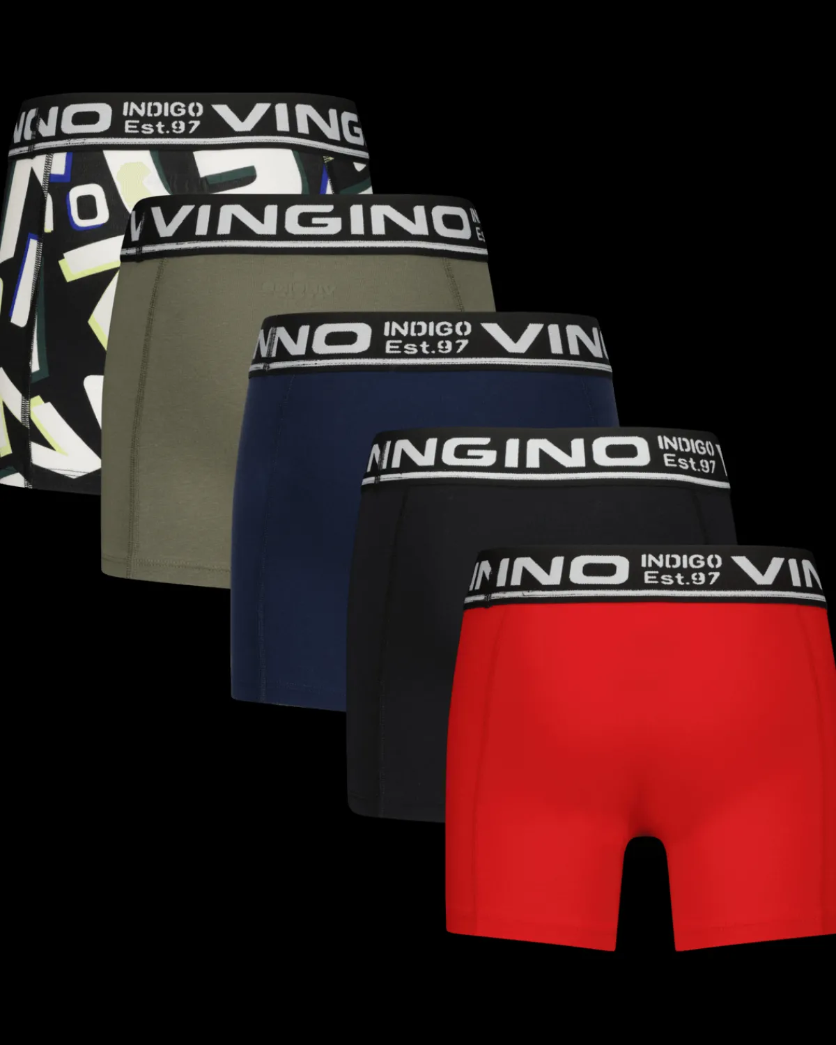 Vingino Boxer 5-pack multi< Ondergoed
