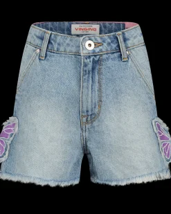 Vingino Denim Short high waist Dorien< Korte Broeken