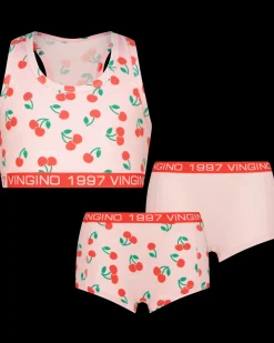 Vingino Hipster G-251-13 cherry top set< Ondergoed