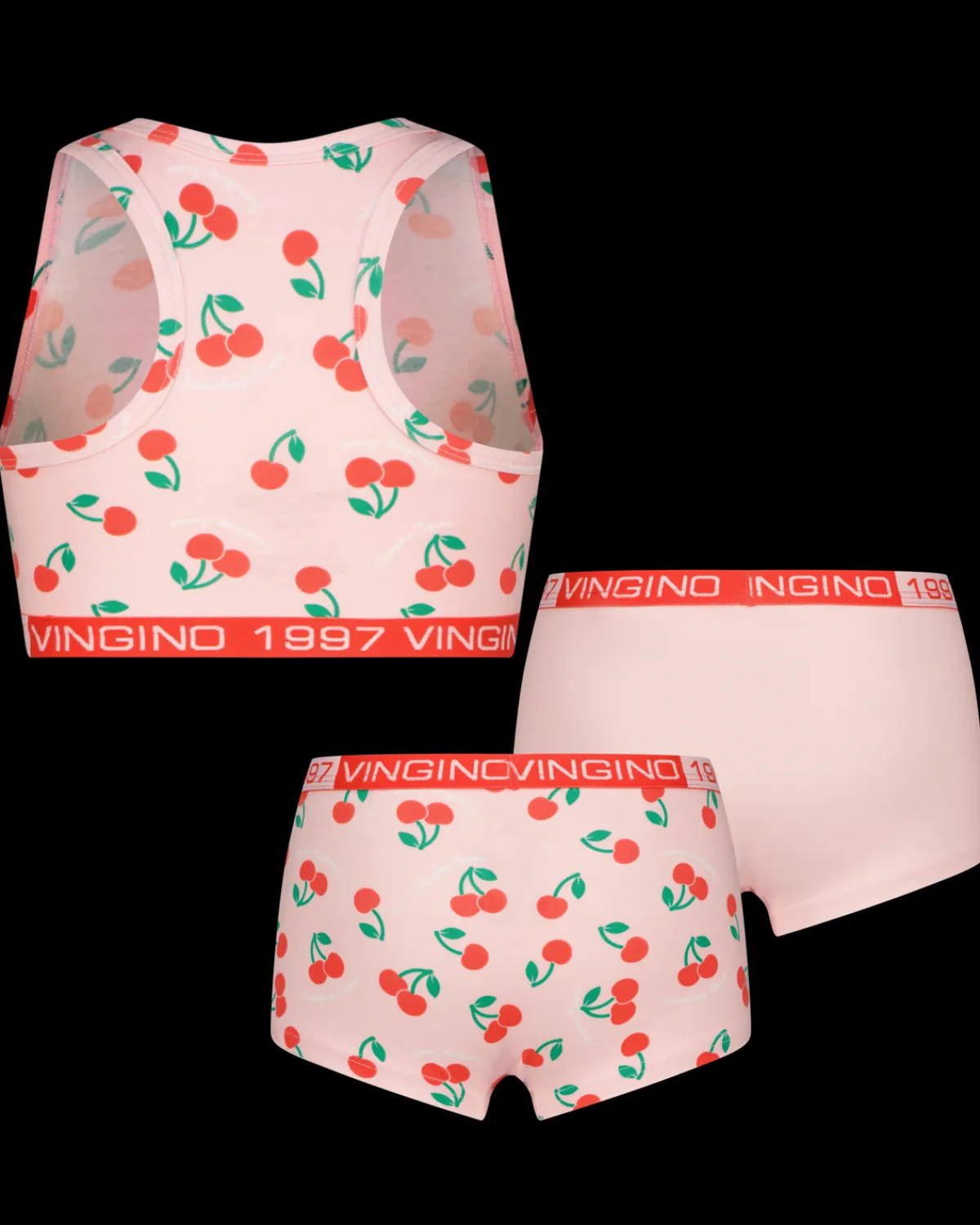 Vingino Hipster G-251-13 cherry top set< Ondergoed