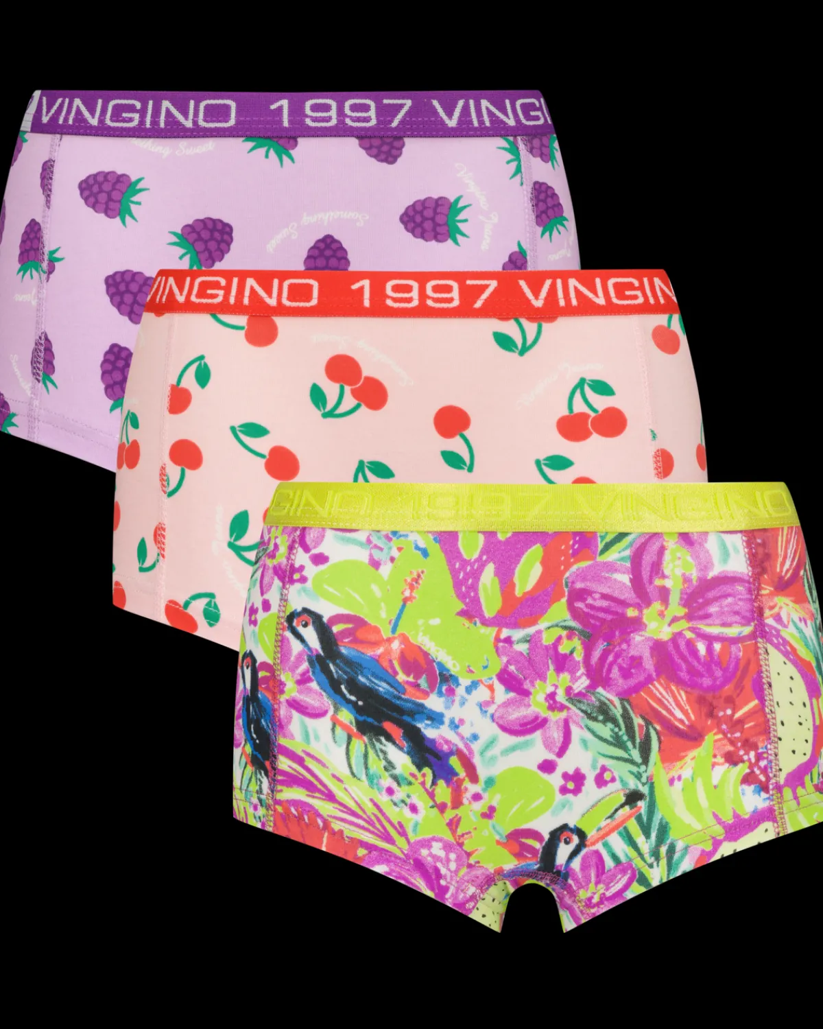 Vingino Hipster G-251-14 multi tropical 3-pack< Ondergoed