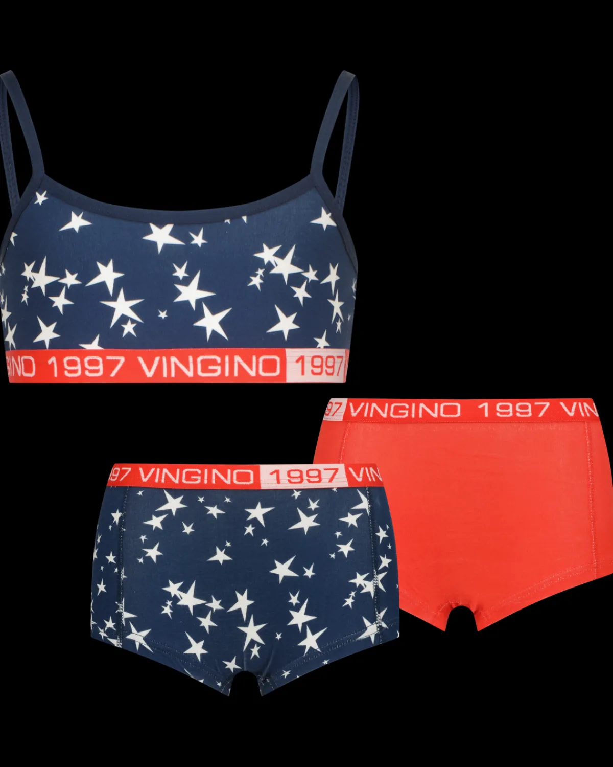 Vingino Hipster G-251-17 star multi 3-pack< Ondergoed