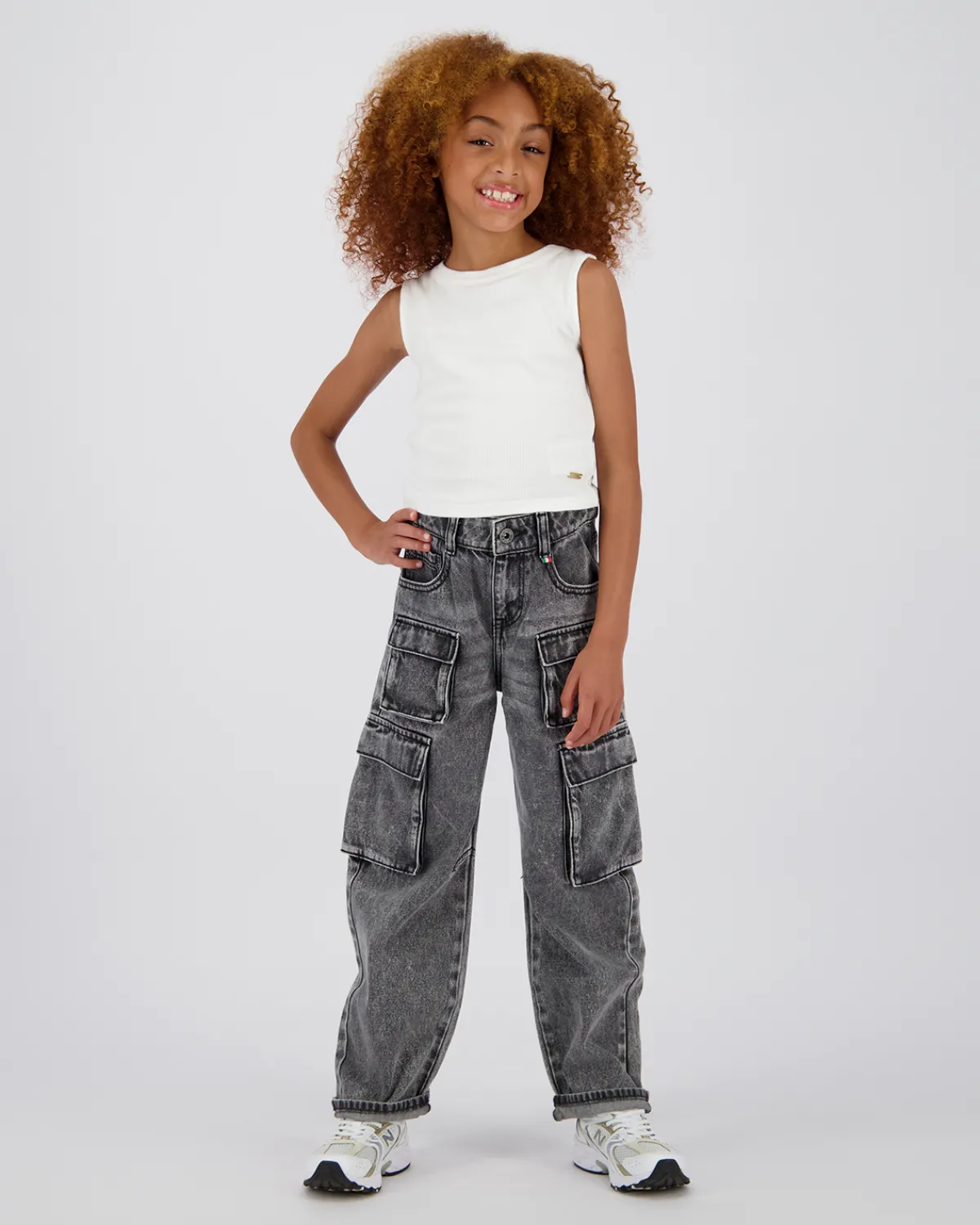 Vingino Top Basic-Crop Rib Top< T-Shirts & Tops