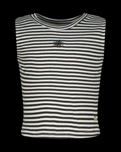 Vingino Top Basic-Crop Rib Top Stripe< T-Shirts & Tops