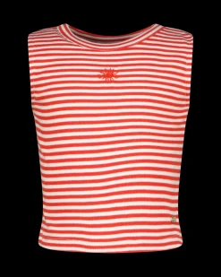 Vingino Top Basic-Crop Rib Top Stripe< T-Shirts & Tops