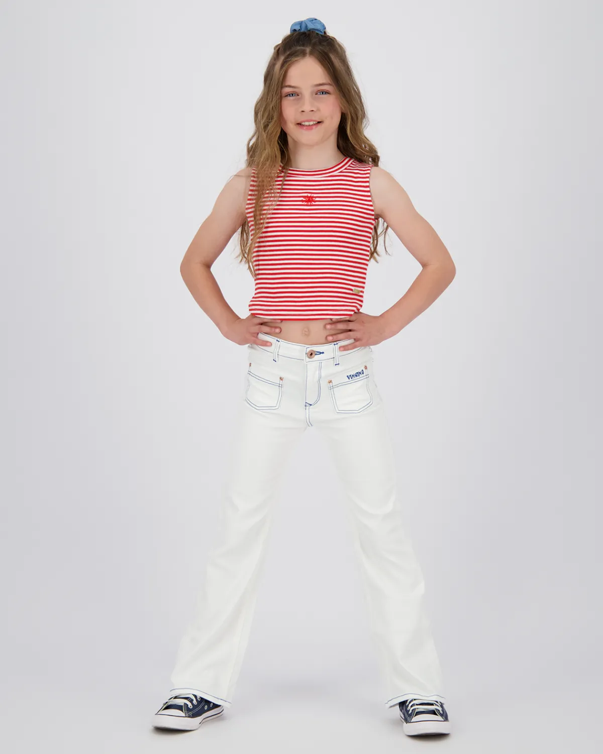 Vingino Top Basic-Crop Rib Top Stripe< T-Shirts & Tops